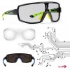 Спортивные очки с клипом для диоптрий Perfomance RX